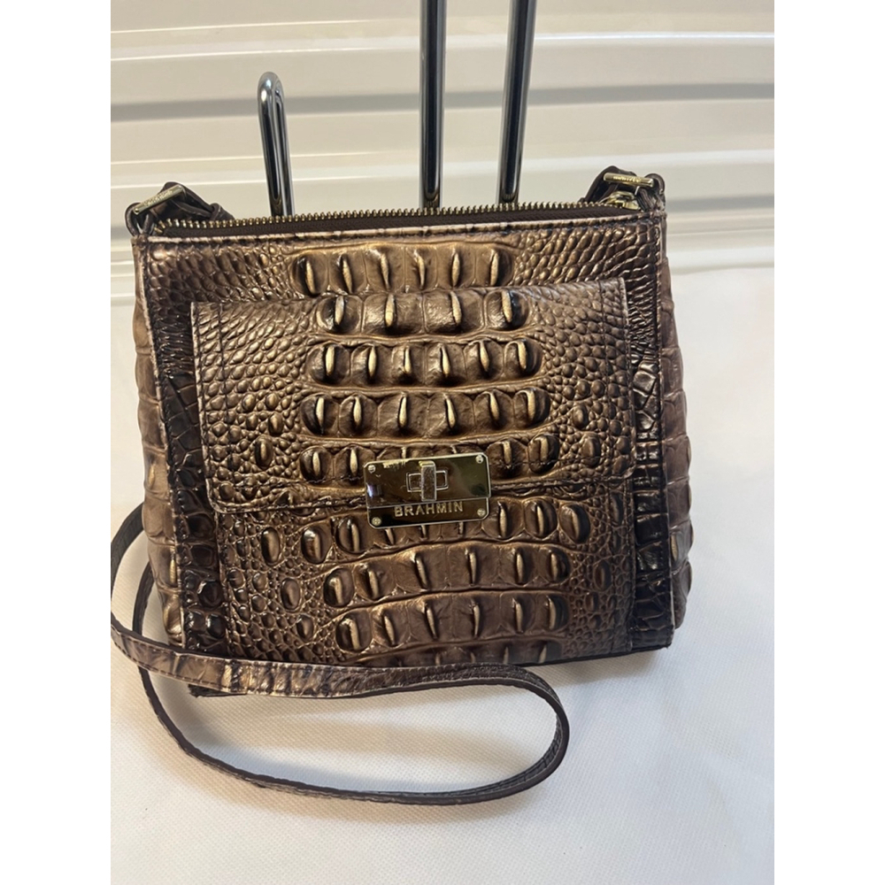 Brahmin Mimosa Convertible Cross Body Bag, Nutmeg (light brown) - Picture 2 of 12